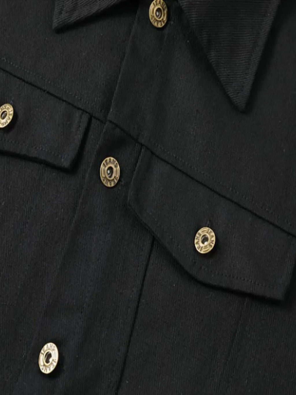 Men's Full Size Button Up Long Sleeve Jacket Plus Size