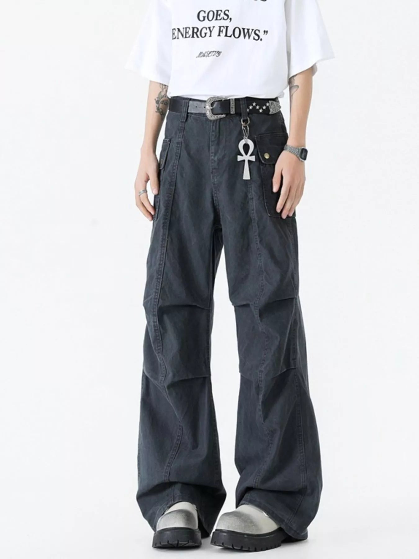 Men's Wide Leg Jeans