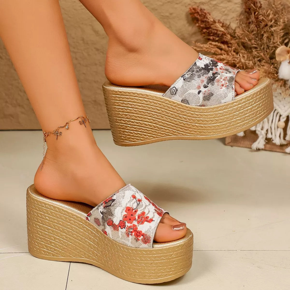 Open Toe Platform Sandals