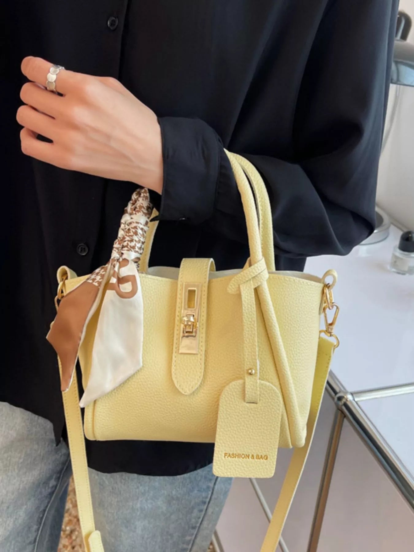 PU Leather Mini Crossbody Bag