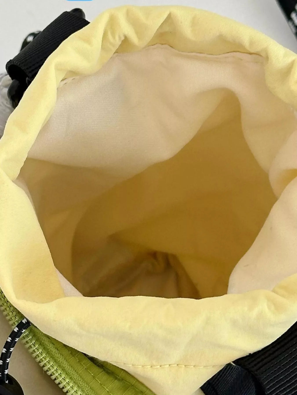 Drawstring Crossbody Bag with Front Pocket