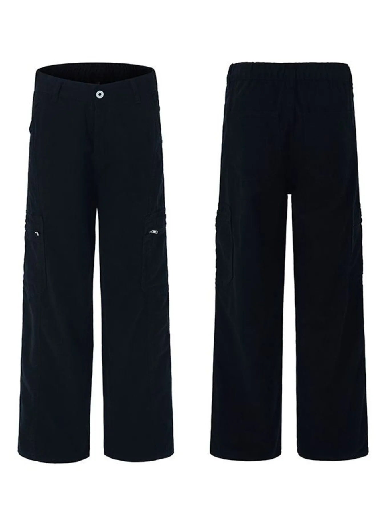 Men's Wide Leg Cargo Pants with Multi Pockets