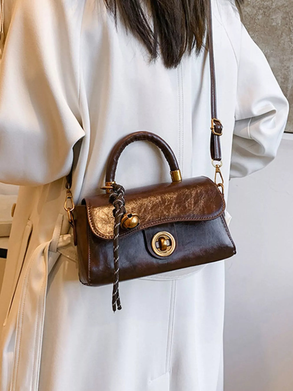 Top Handle Crossbody Bag