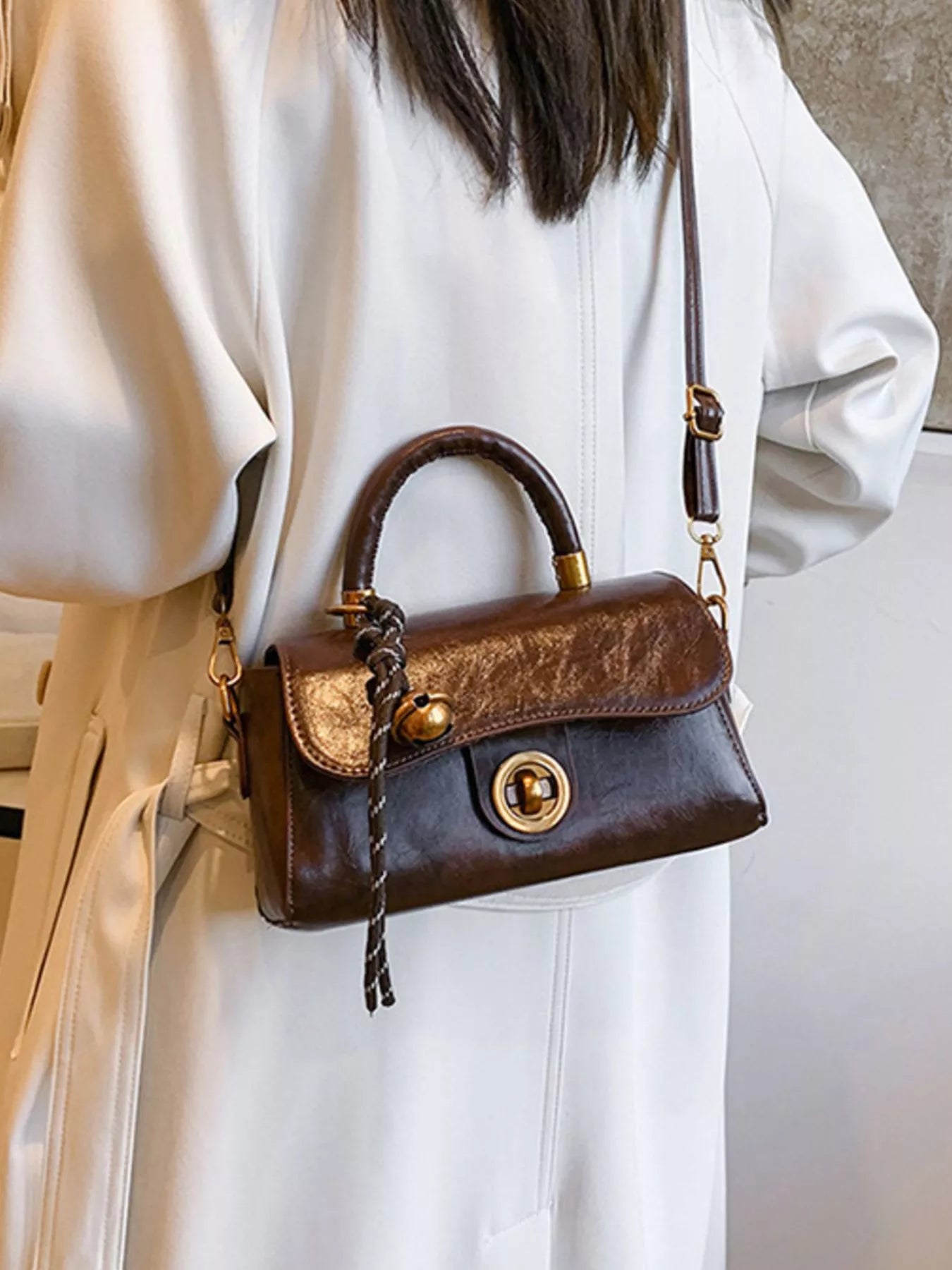 Top Handle Crossbody Bag