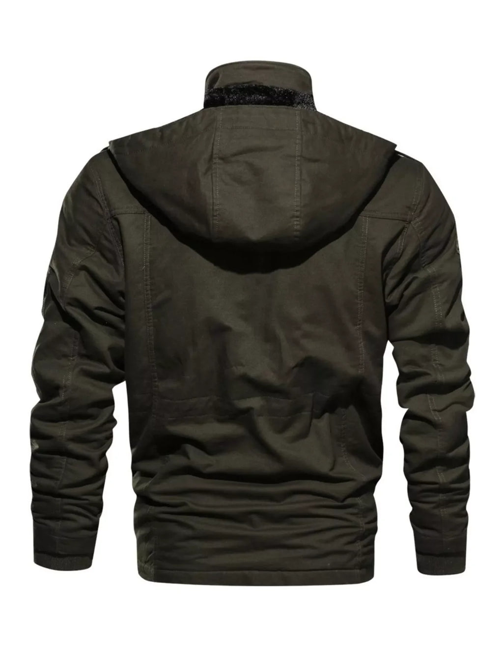 Men's Plus Size Zip Up Warm Winter Coat