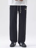 Men's Full Size Side Striped Wide Leg Casual Pants Plus Size