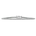 1.15 Carat Natural Diamond Tennis Bracelet G SI 14K White Gold 8-Inch