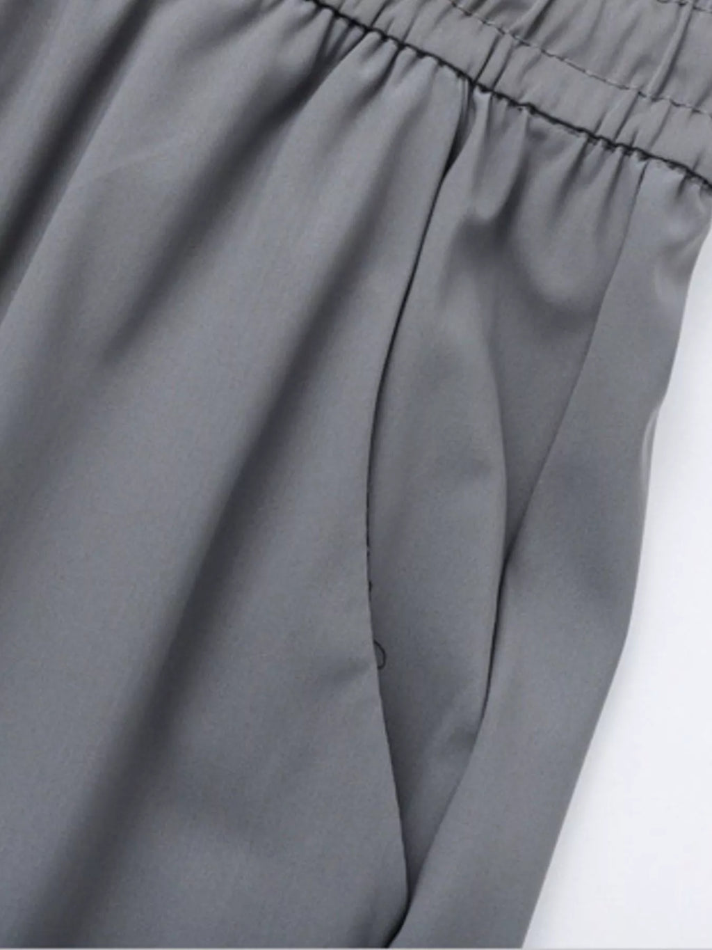 Men's Plus Size Casual Drawstring Wide-Leg Pants