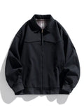 Men's Full Size Zip Up Long Sleeve Jacket Plus Size