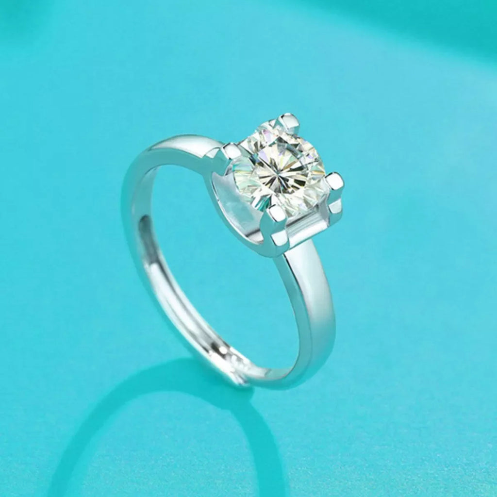 5 Carat Moissanite 925 Sterling Silver Ring