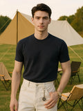 Men's Full Size Round Neck Short Sleeve T-Shirt Plus Size