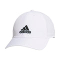 adidas Mens Alliance Medium Crown Structured Adjustable Fit Strapback Hat White/Light Grey/Black
