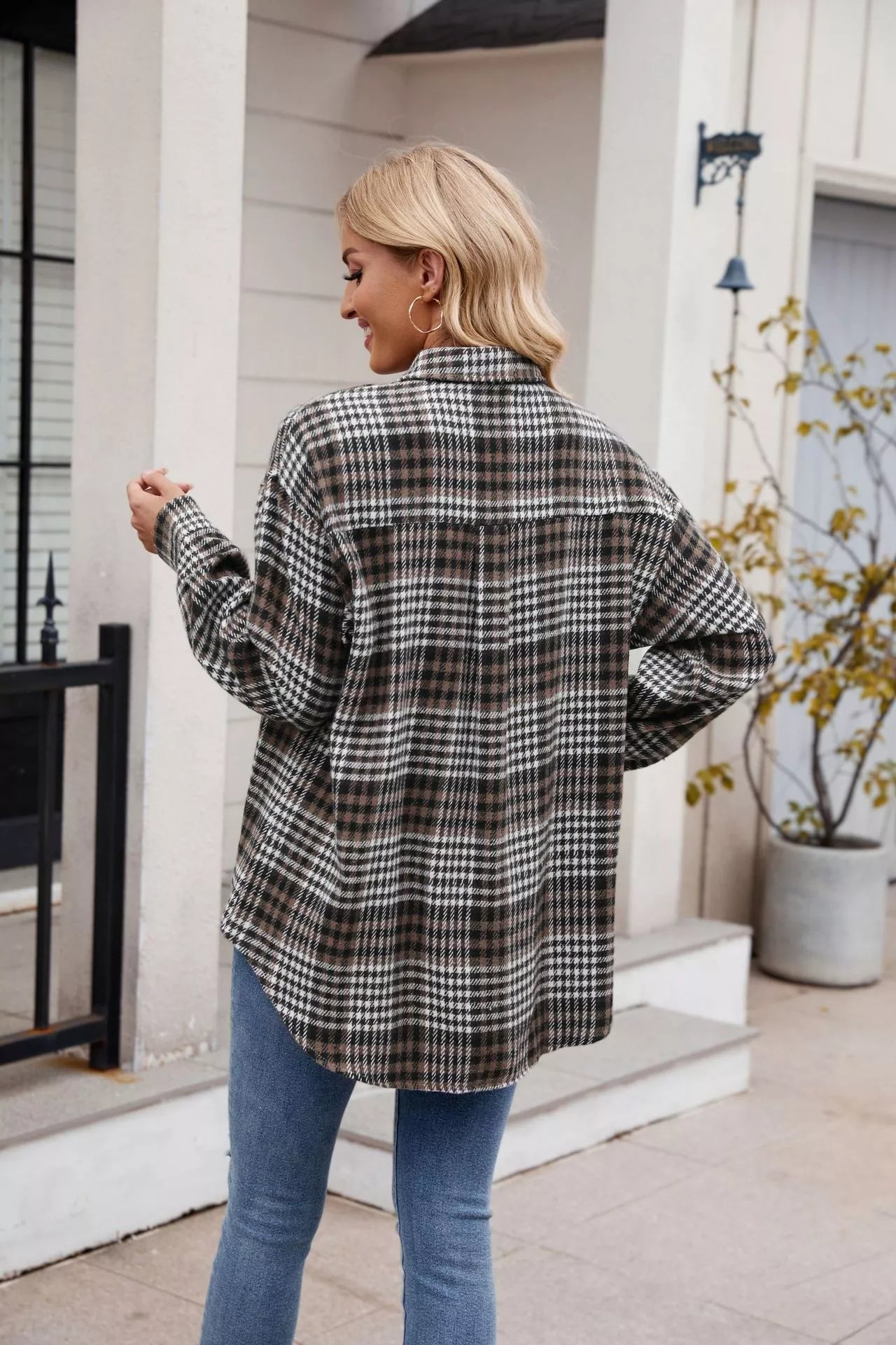 Casual Plaid Long Sleeve Shirt