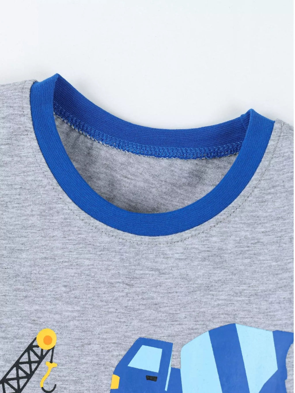 Children's Construction Vehicle Tee and Shorts Set