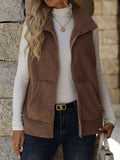 Zip-Up Vest Coat
