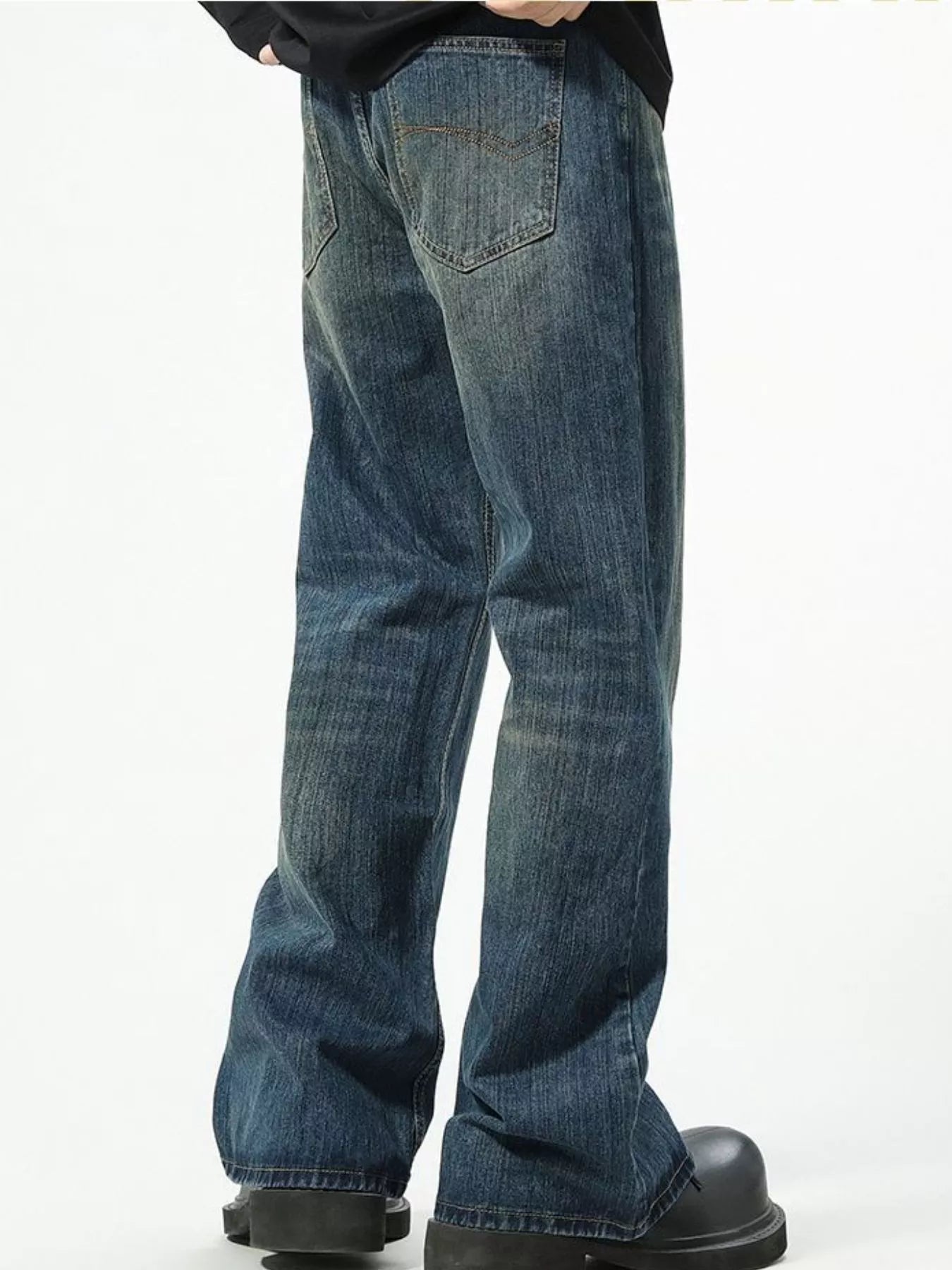 Men's Full Size Loose Fit Jeans Plus Size