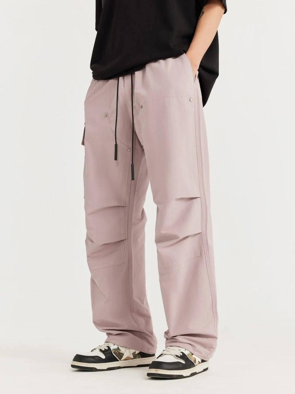 Men's Wide Leg Cargo Pants