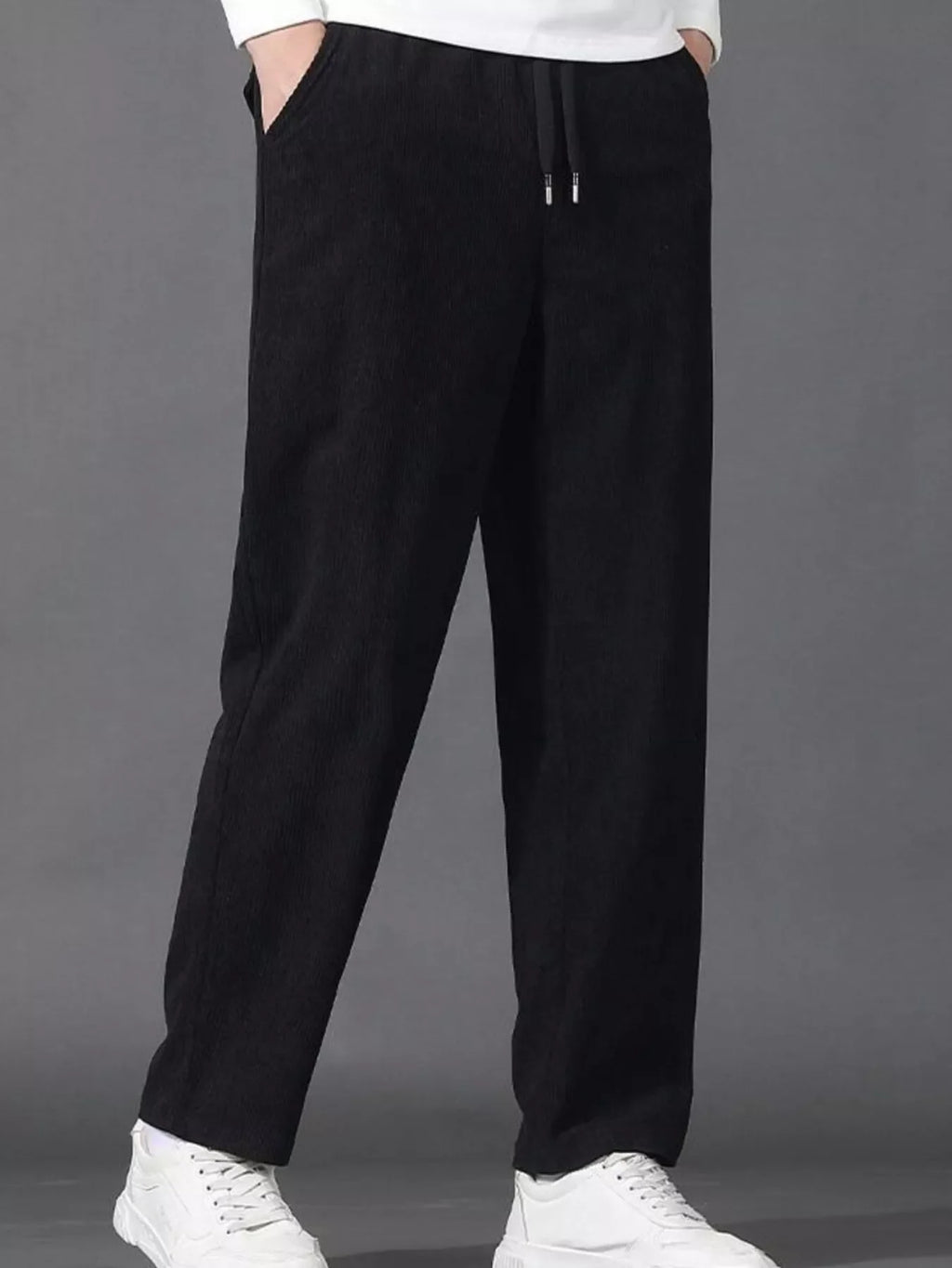 Men's Plus Size Drawstring Loose Fit Pants