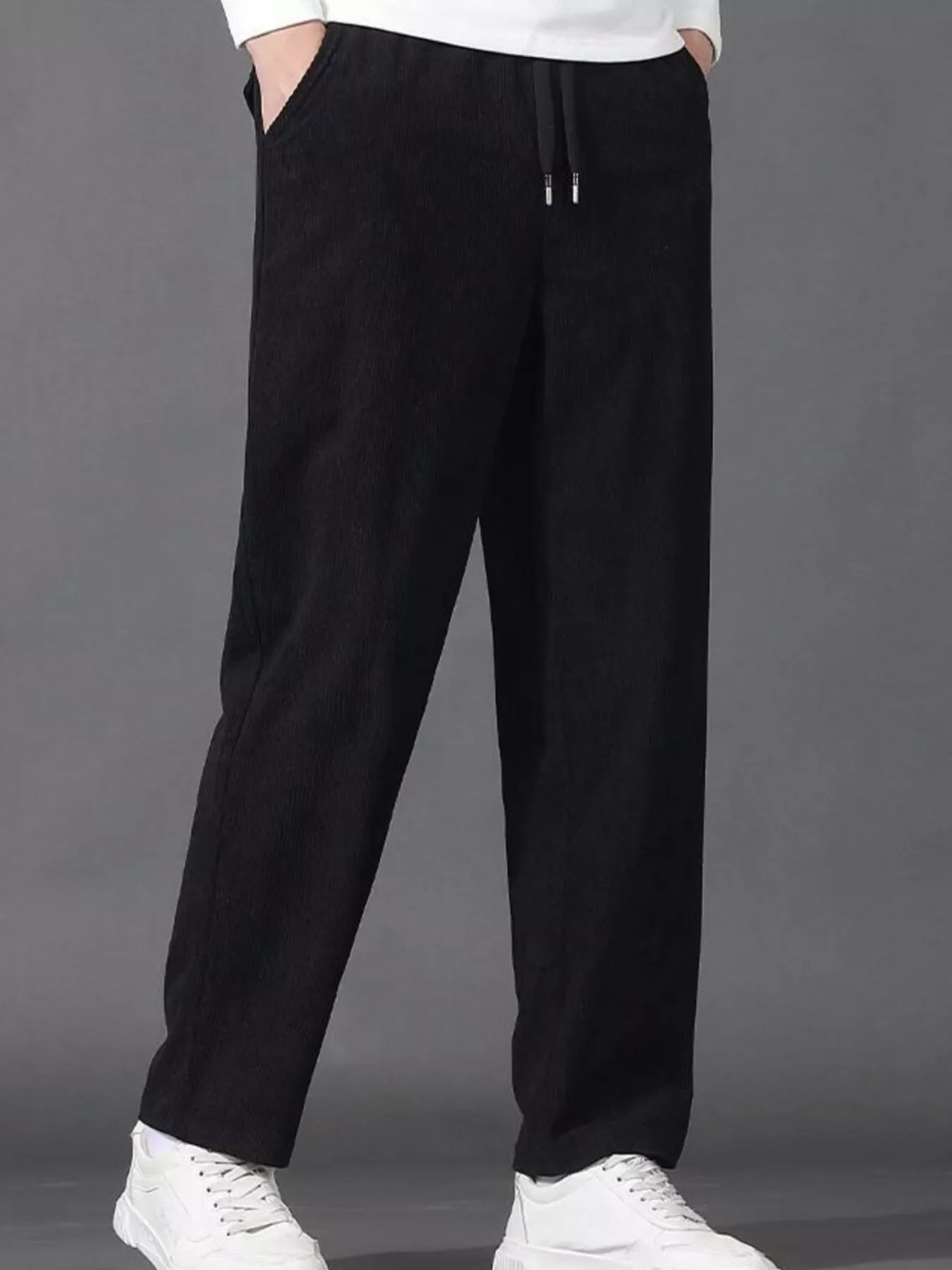 Men's Plus Size Drawstring Loose Fit Pants