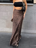 Leopard Print Maxi Skirt