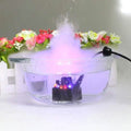 12 LED Mist Maker Fogger Water Fountain Pond Fog Machine Atomizer Air Humidifier