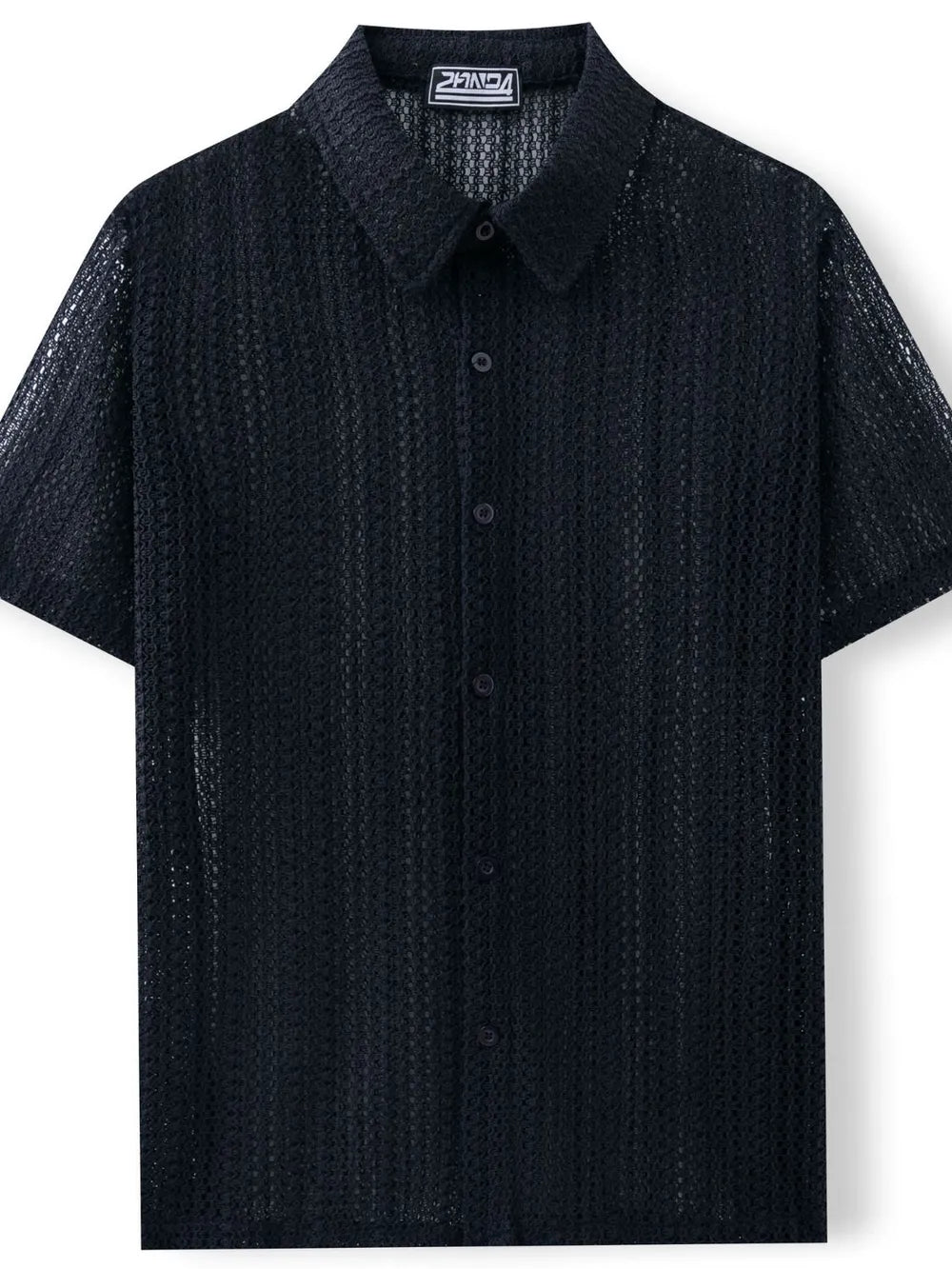 Men's Plus Size Button Down Short Sleeve Shirt