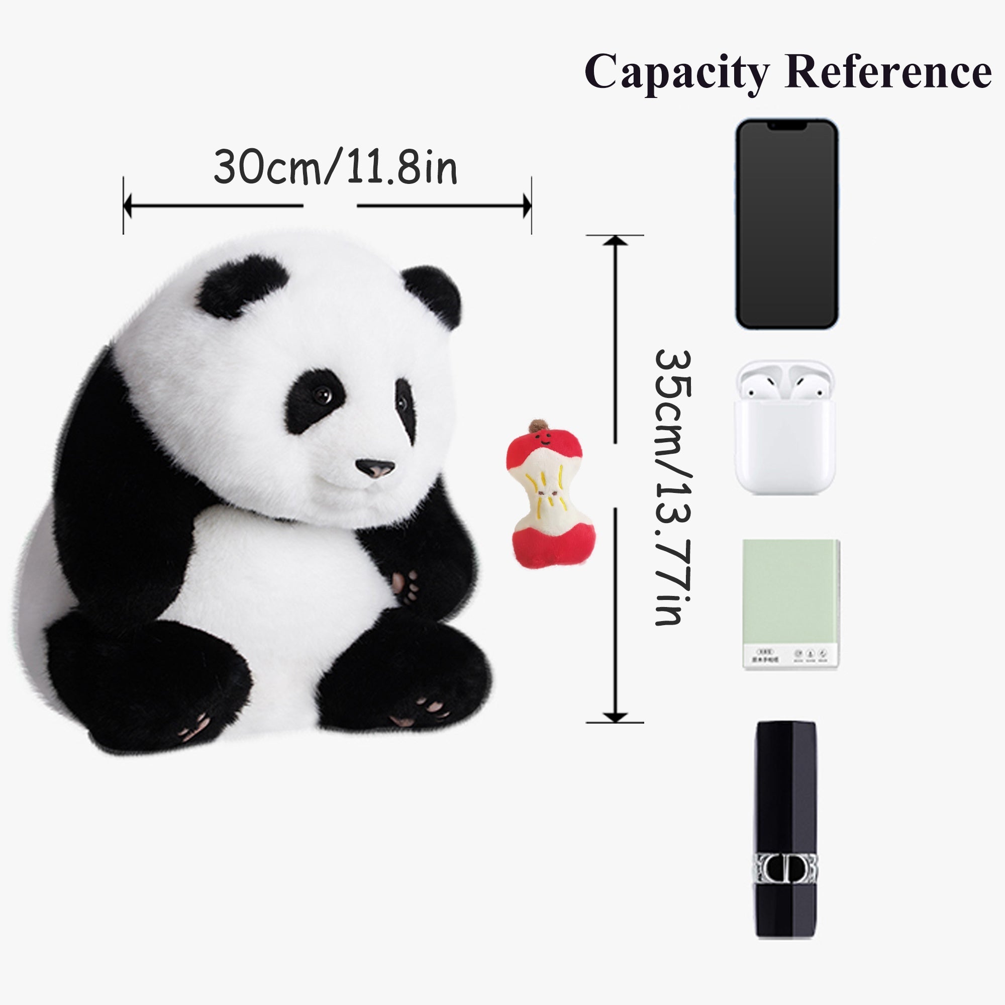Hehua Panda Backpack – Handmade Collectible for Fans