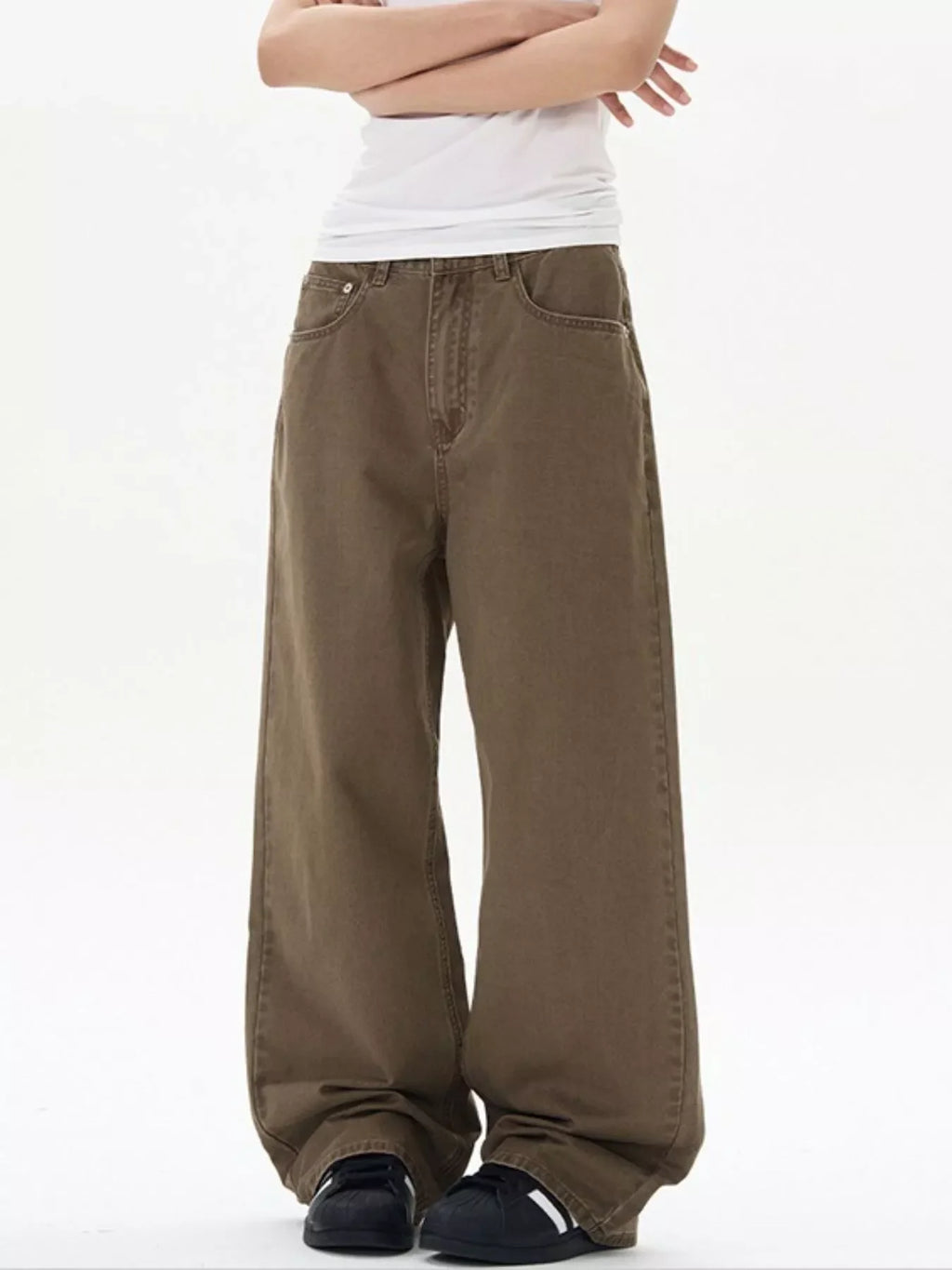 Men's Full Size Wide Leg Jeans Plus Size