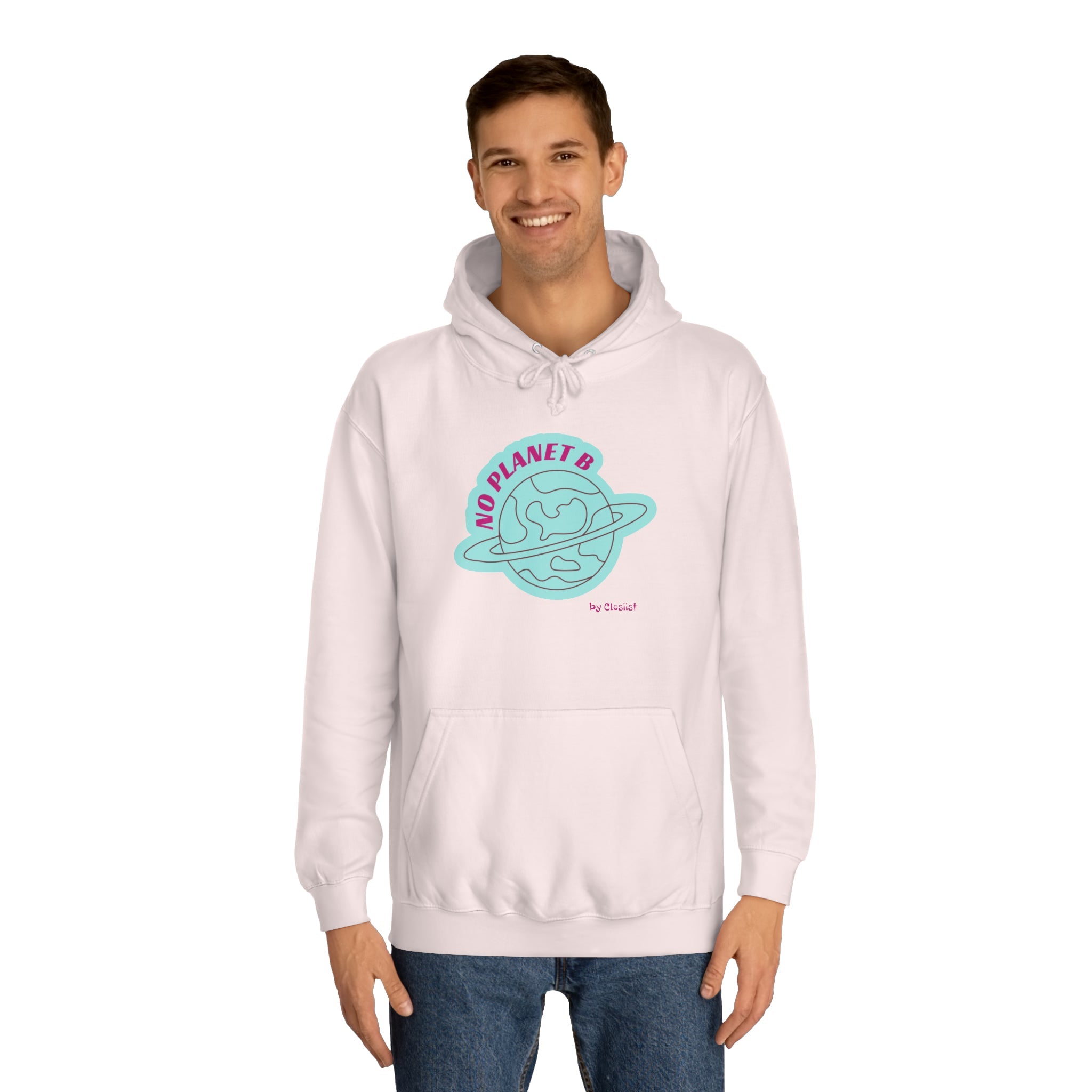 No Planet B Unisex Hoodie – Eco-Conscious Cotton Blend Sweatshirt