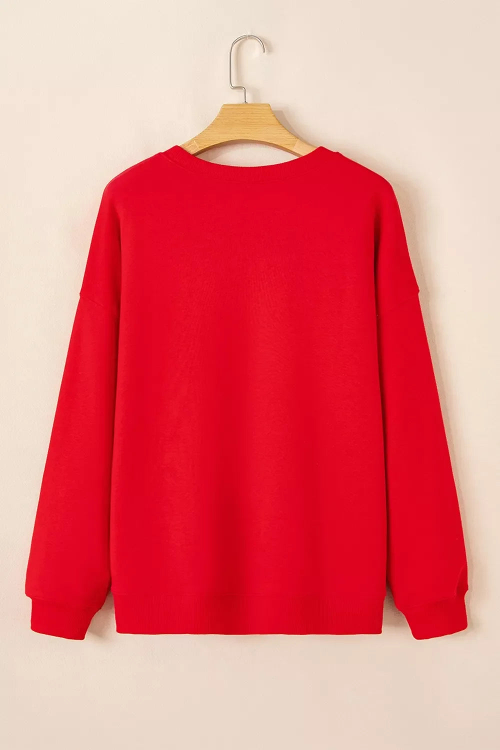 XOXO Valentines Heart Sketch Printed Pullover Sweatshirt
