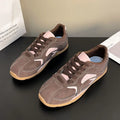 Contrast Flat Sneakers