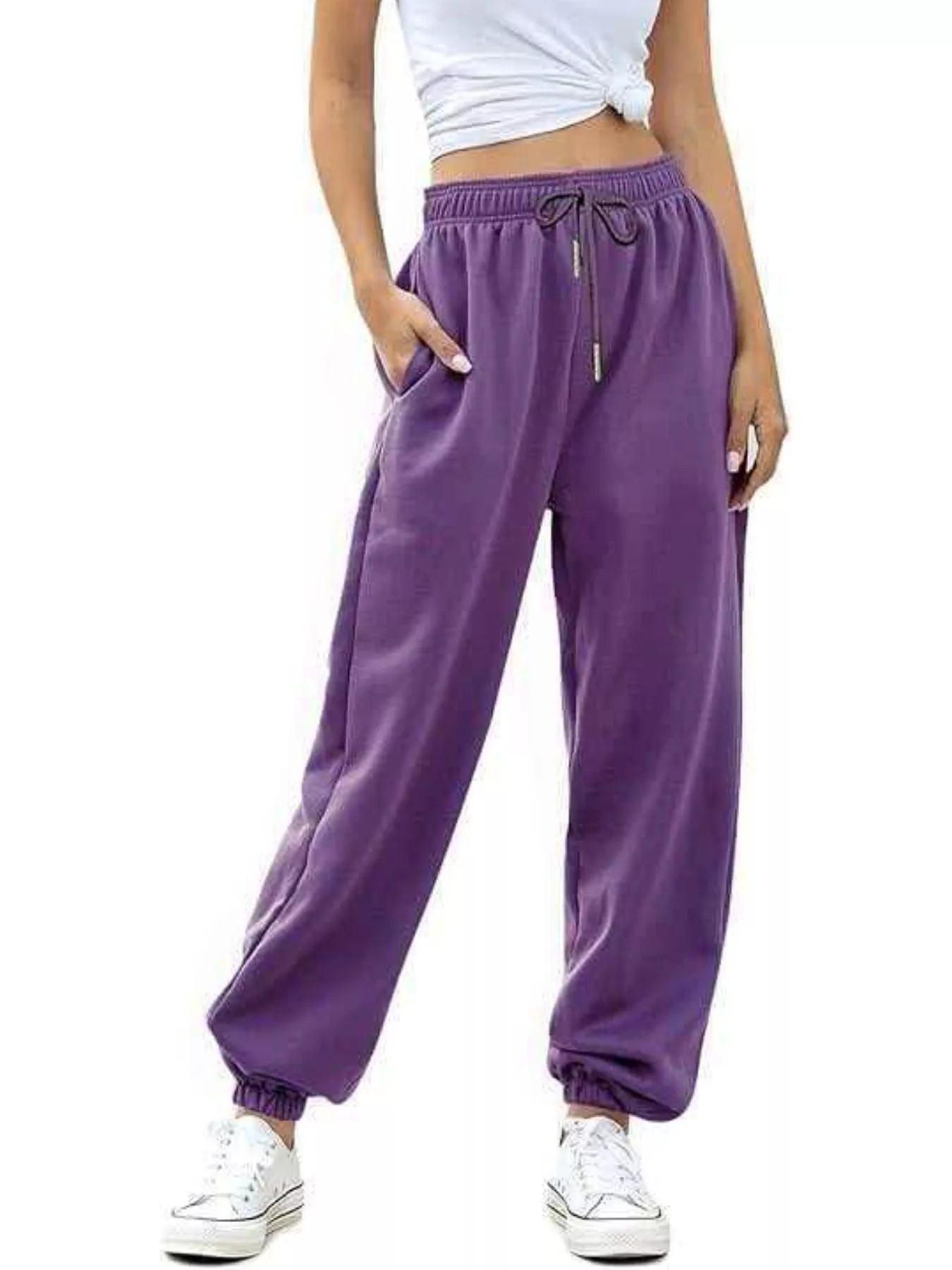 Loose Fit Drawstring Joggers