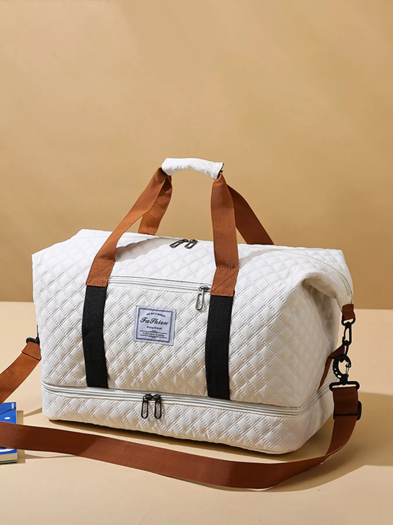 Quilted Travel Duffel Bag