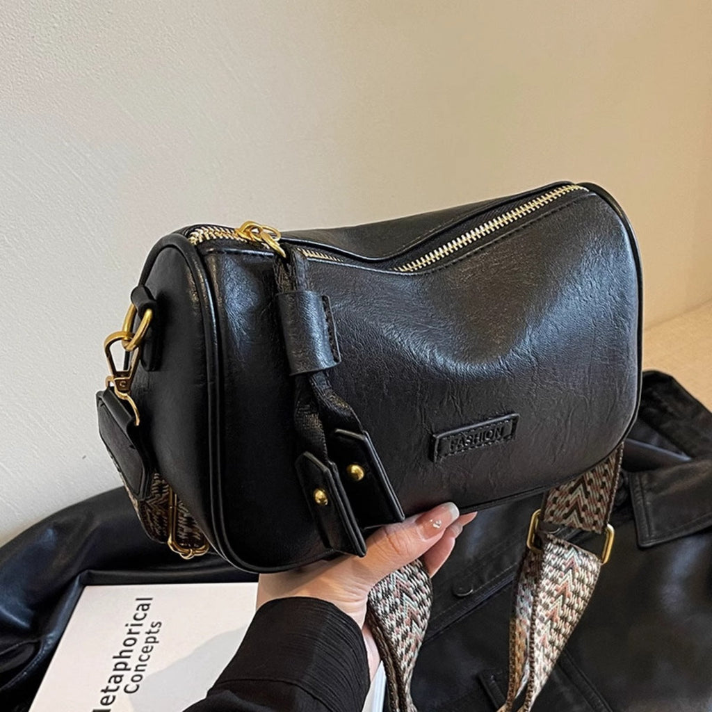 Wide Strap Crossbody Bag