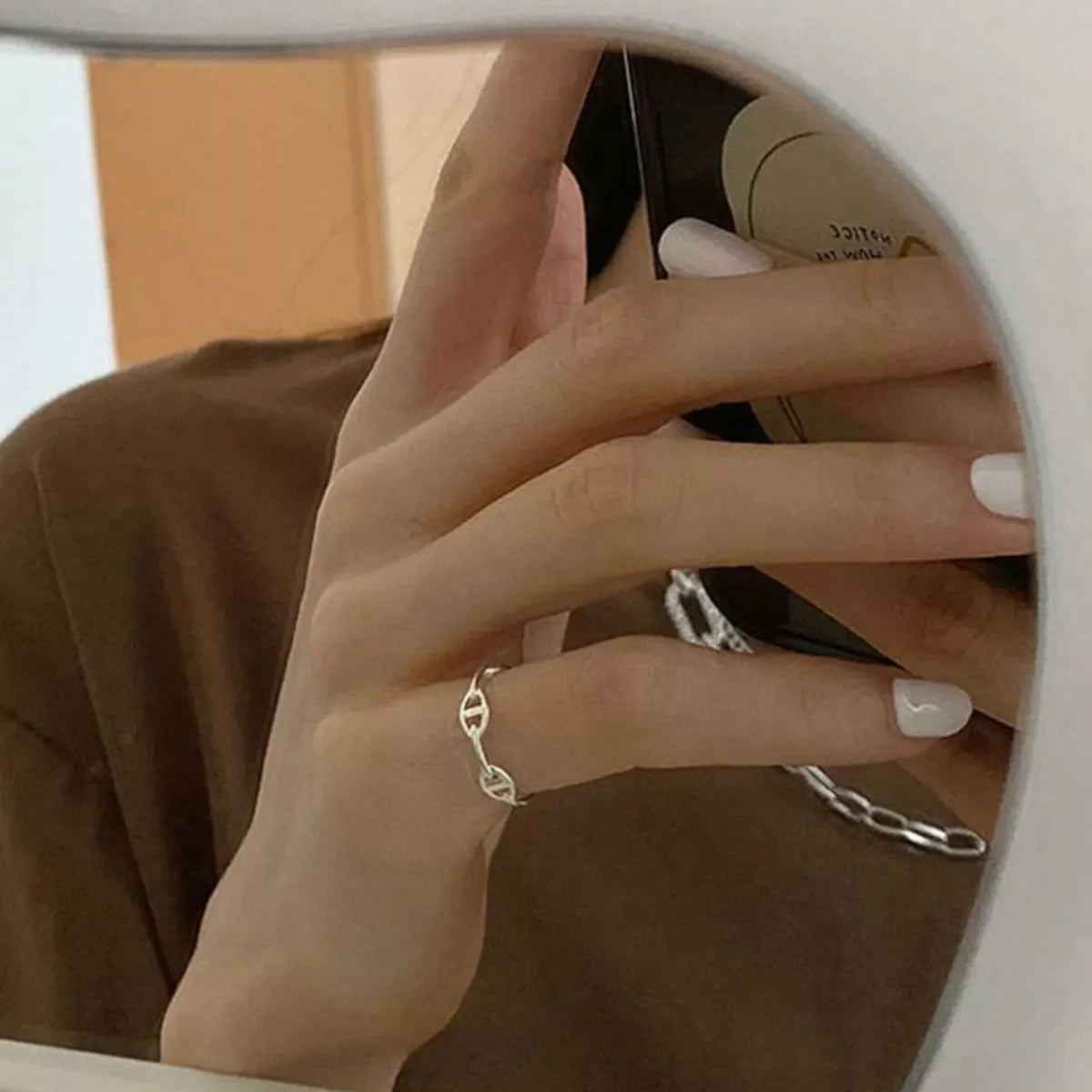 925 Sterling Silver Geometric Ring