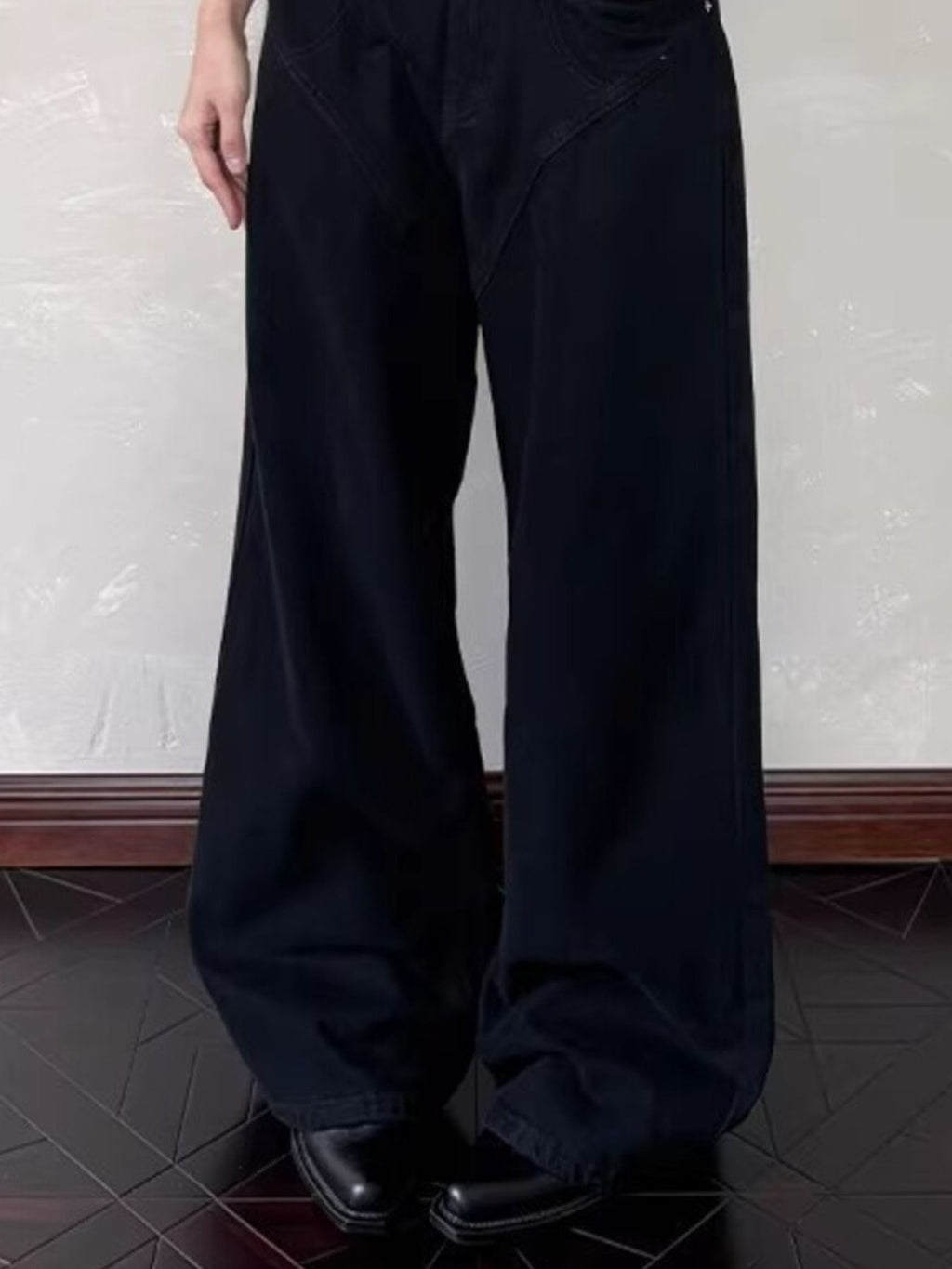 Men's Full Size Wide Leg Jeans Plus Size