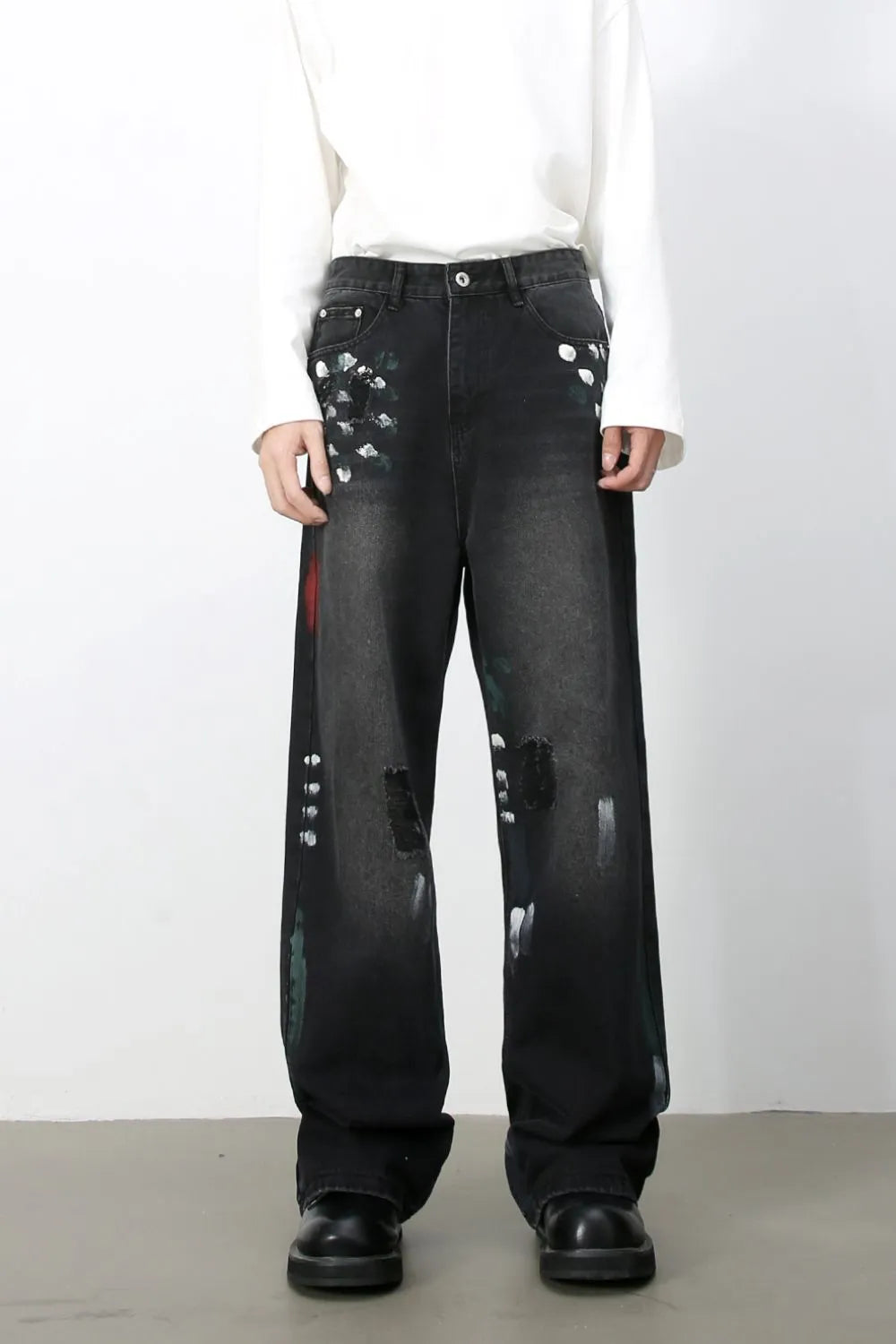 Men's Paint Loose Jeans
