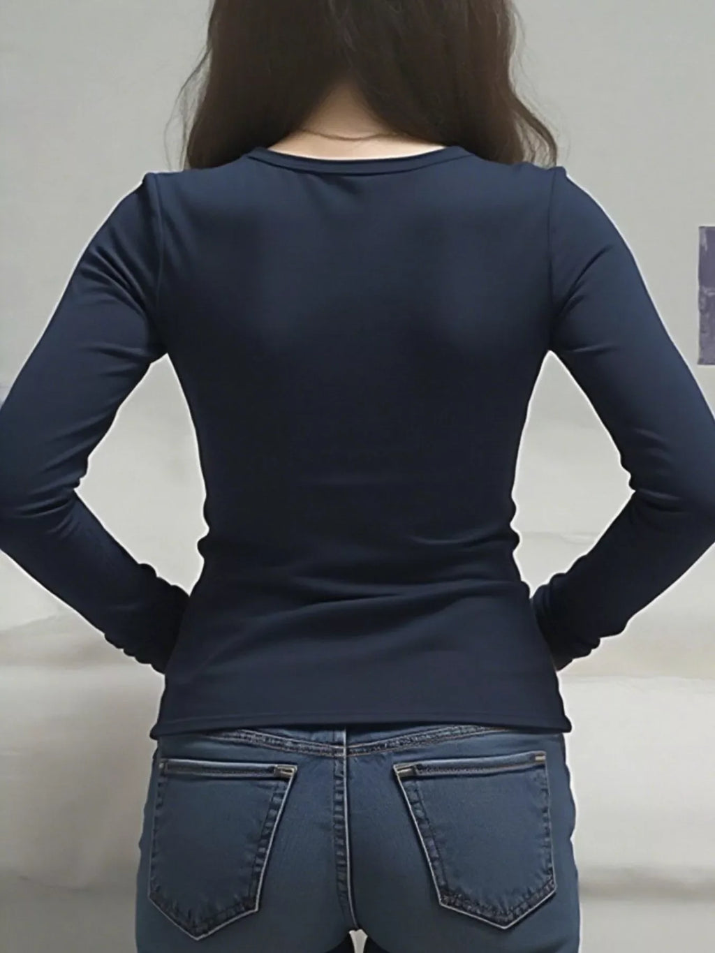 Long Sleeve T-Shirt with Lace Detail