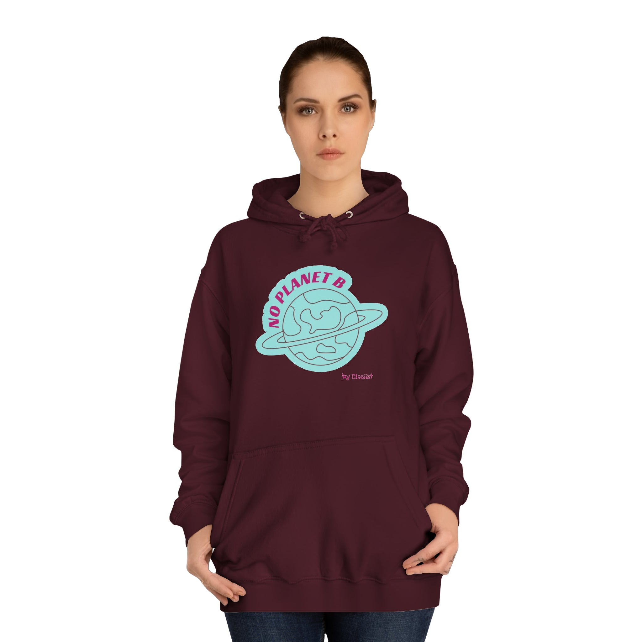 No Planet B Unisex Hoodie – Eco-Conscious Cotton Blend Sweatshirt