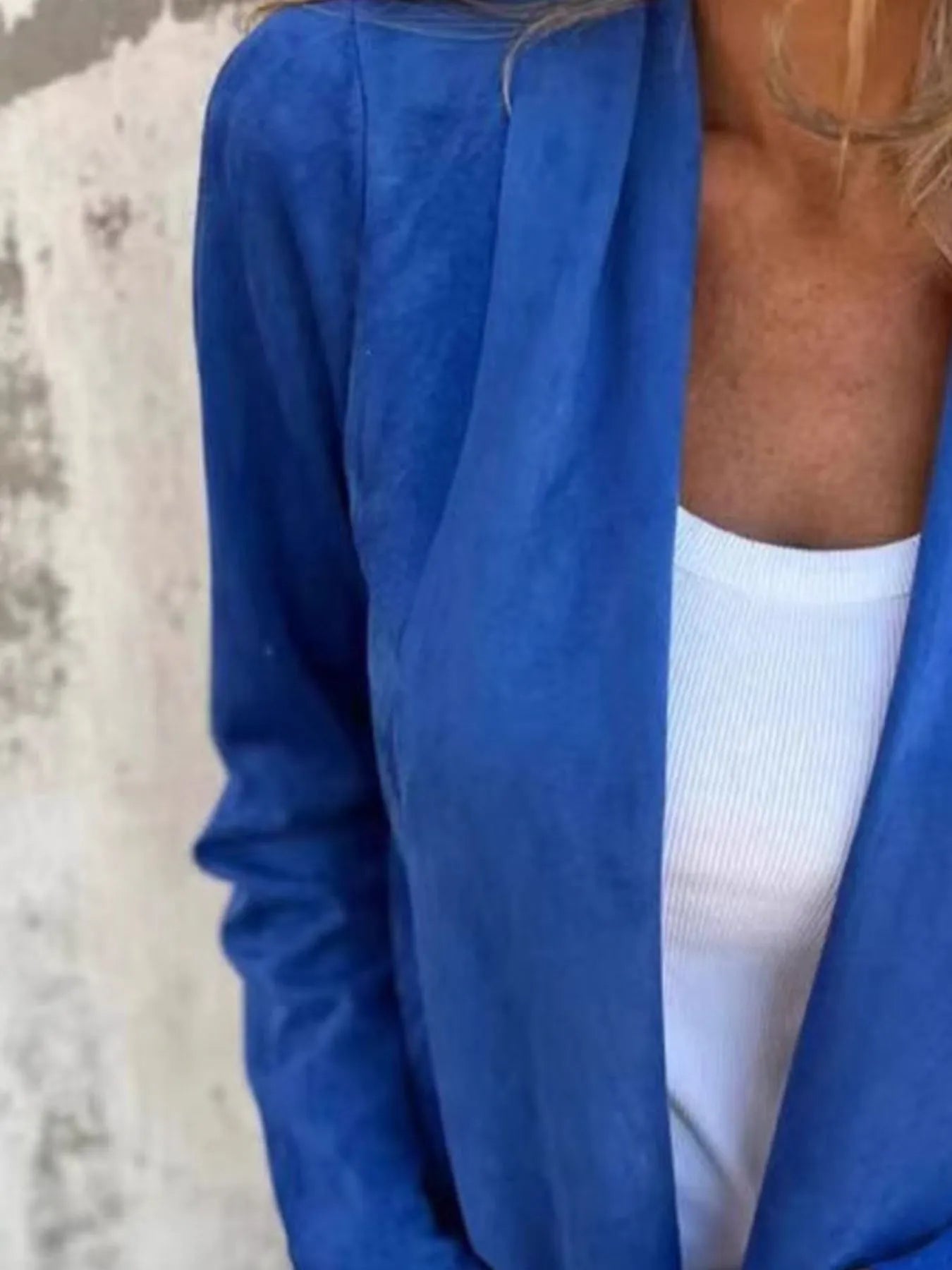 Full Size Open Front Casual Cardigan Plus Size
