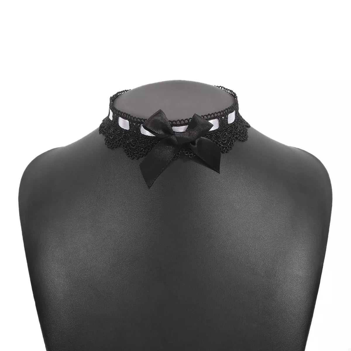 Lace Bow Choker Necklace