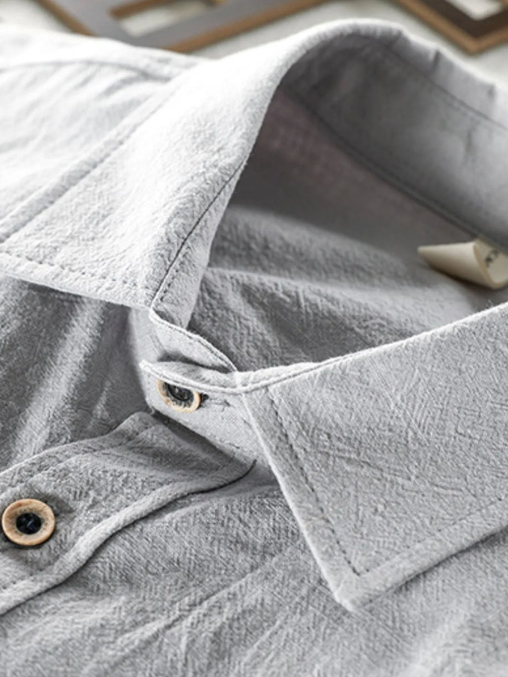 Men's Plus Size Button-Up Long Sleeve Shirt