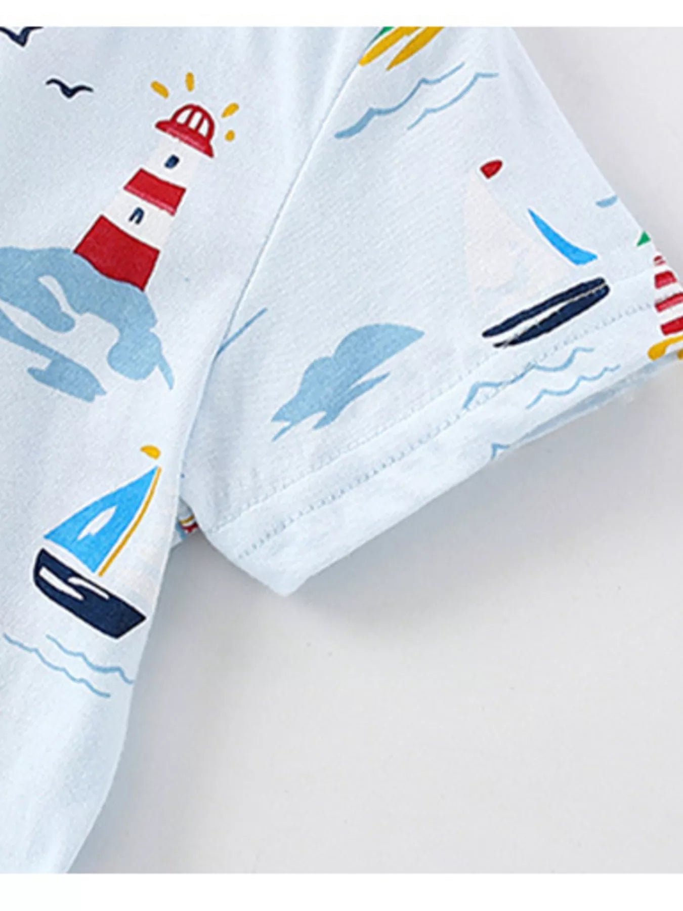 Children's Nautical Print T-Shirt and Shorts Set