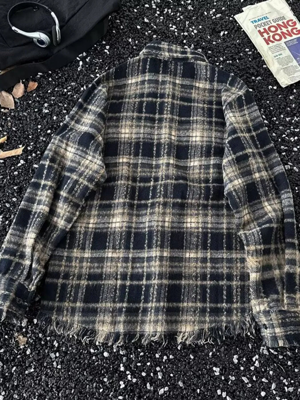 Men's Full Size Classic Plaid Flannel Button-Down Shirt Plus Size