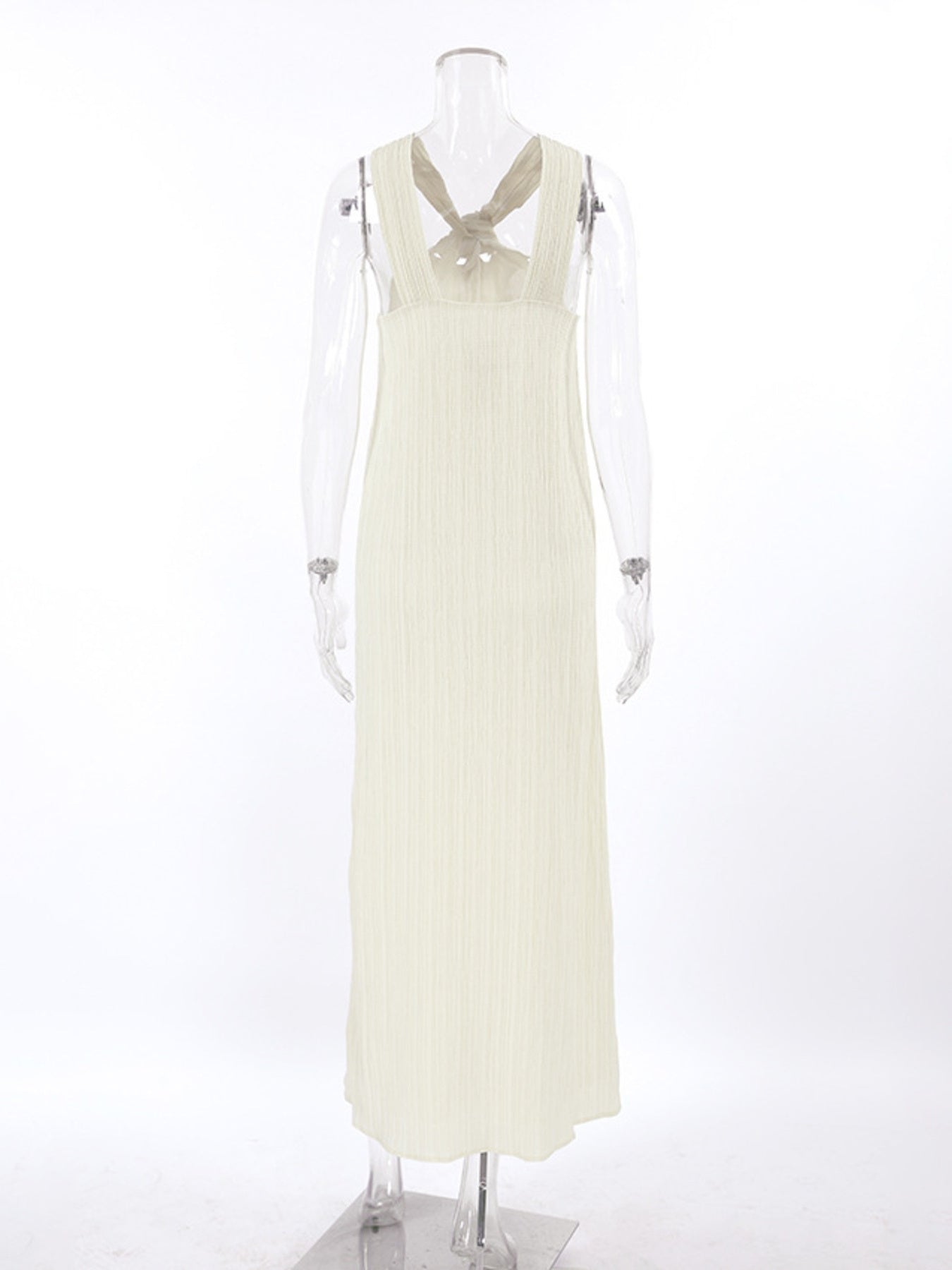 Halter Neck Flowy Maxi Dress