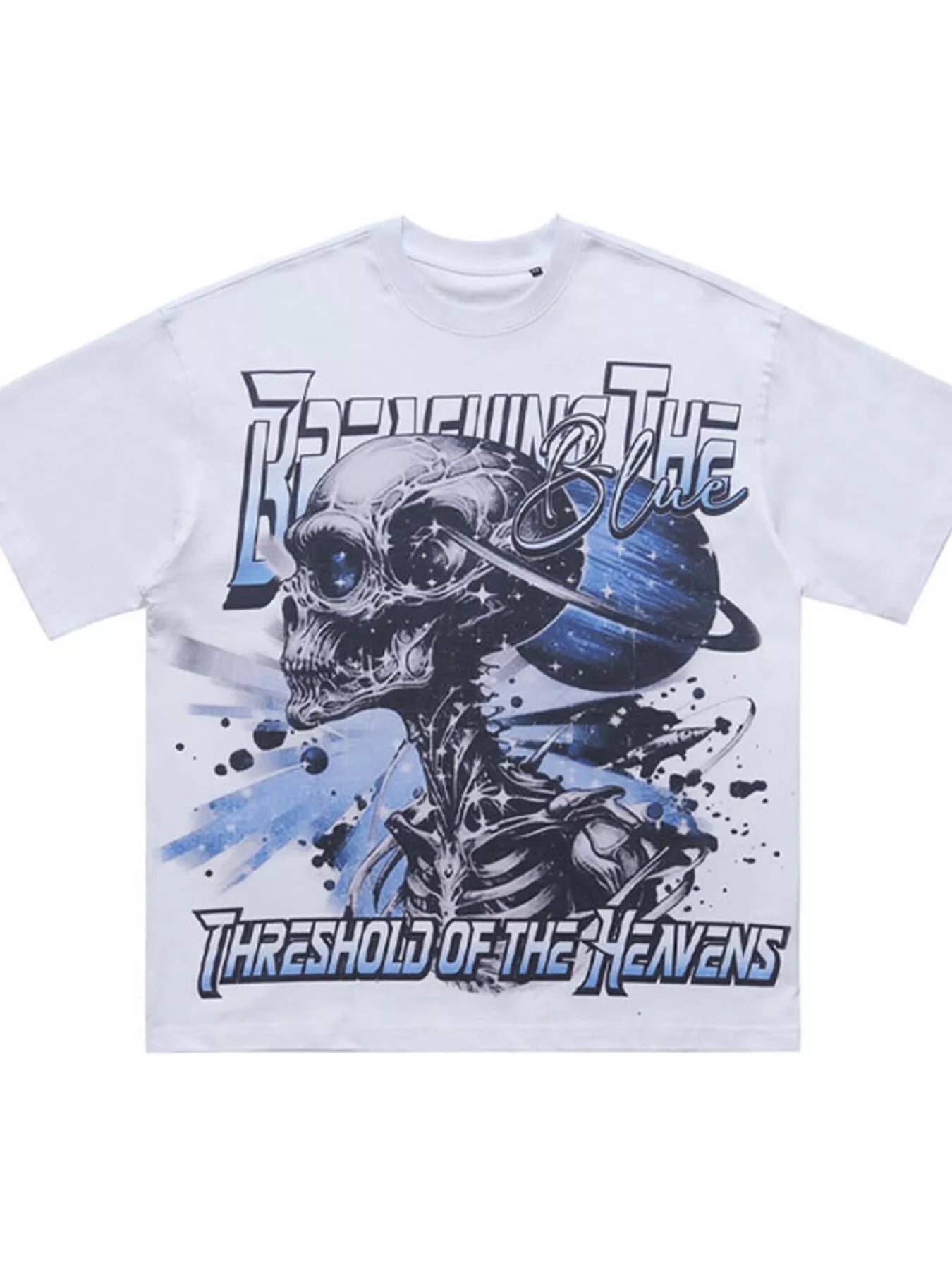 Men's Skull Graphic Round Neck T-Shirt