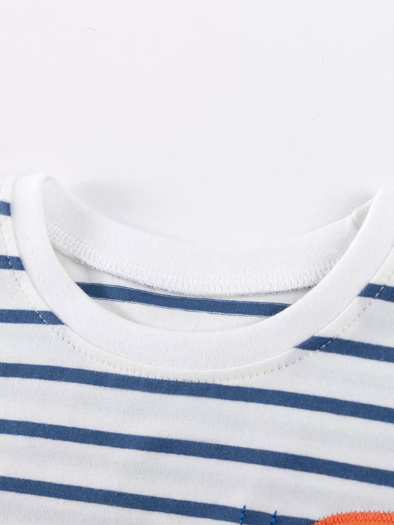 Children's Striped Tee & Rainbow Shorts Set