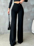 High Waist Wide Leg Pants