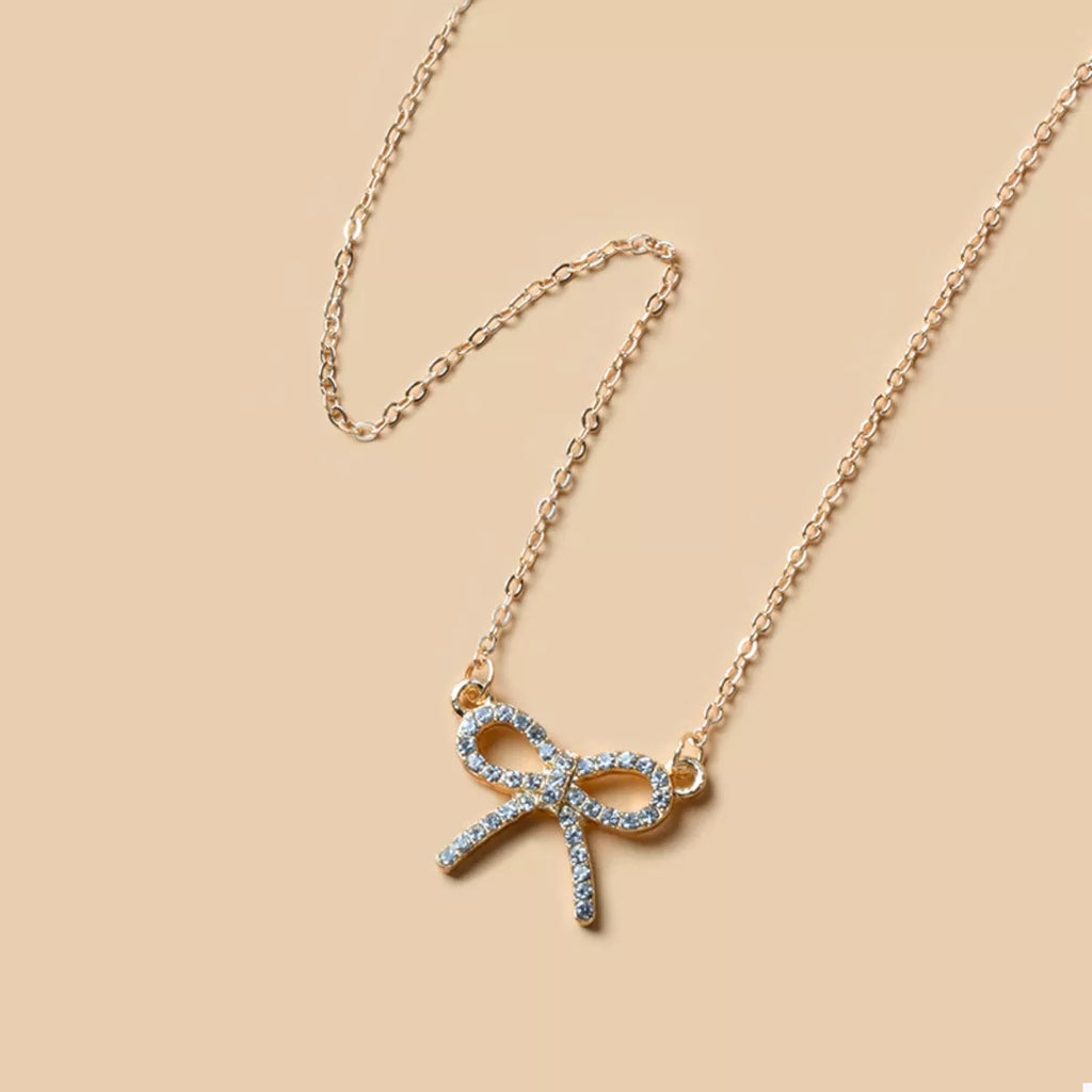Bowknot Pendant Necklace