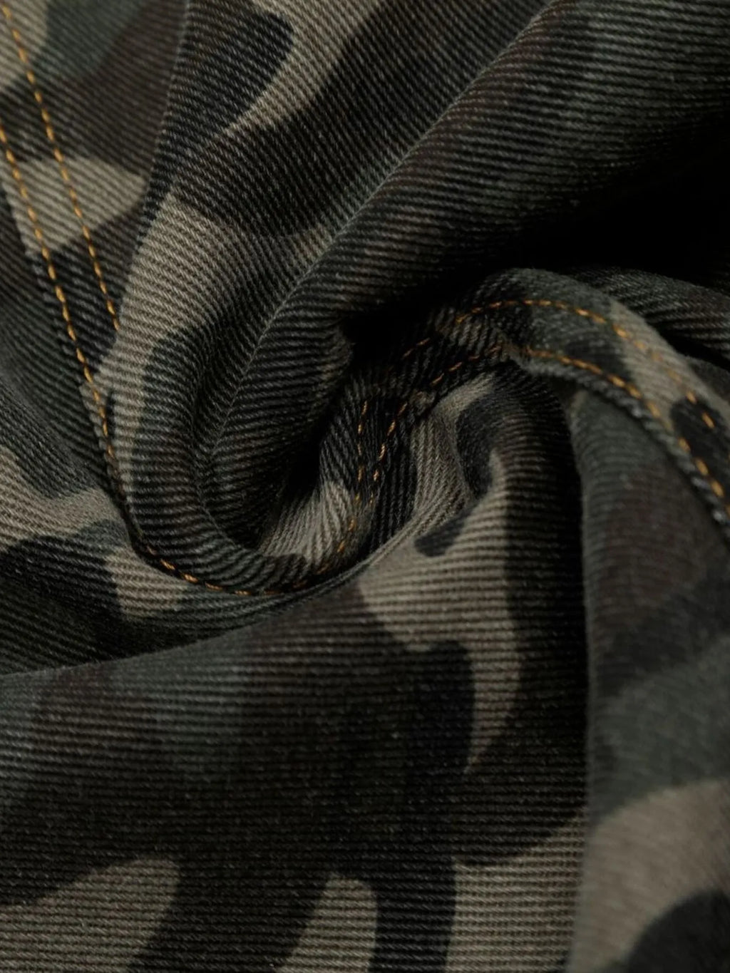 Men's Camouflage Wide Leg Cargo Jeans